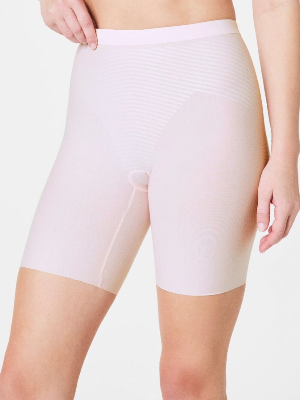 SPANXshape Invisible Supima Cotton Mid-Thigh Short | Pink Blossom | M